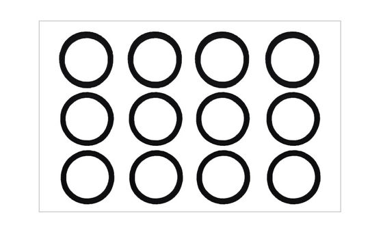 型抜きの泡を影で覆う密封されたレンズはカメラに加えられる